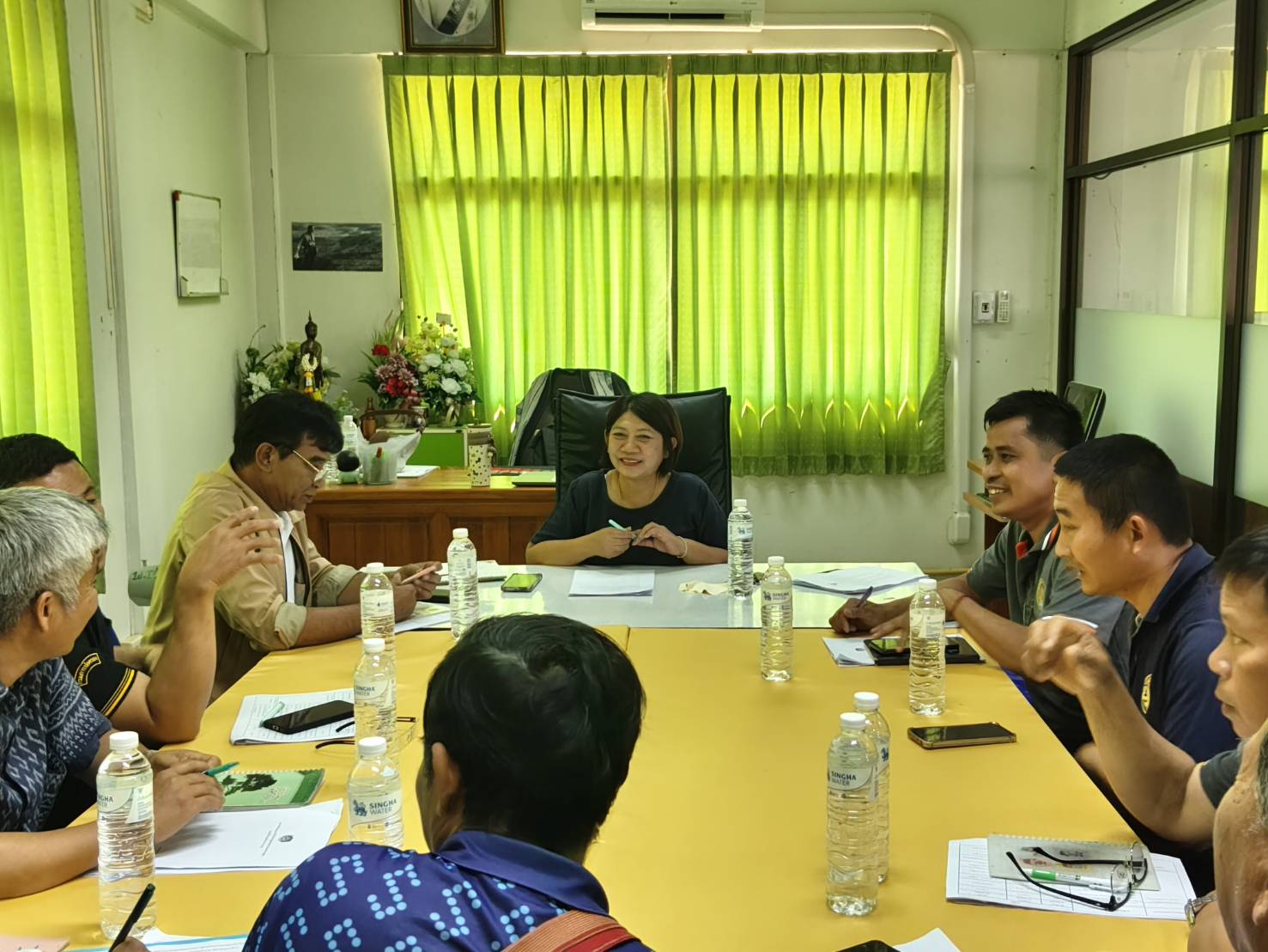 💎สพอ.น้ำปาด จัดประชุมคณะกรรมการบริหารศูนย์ประสานงานองค์การชุมชนอำเภอ (ศอช.อ)