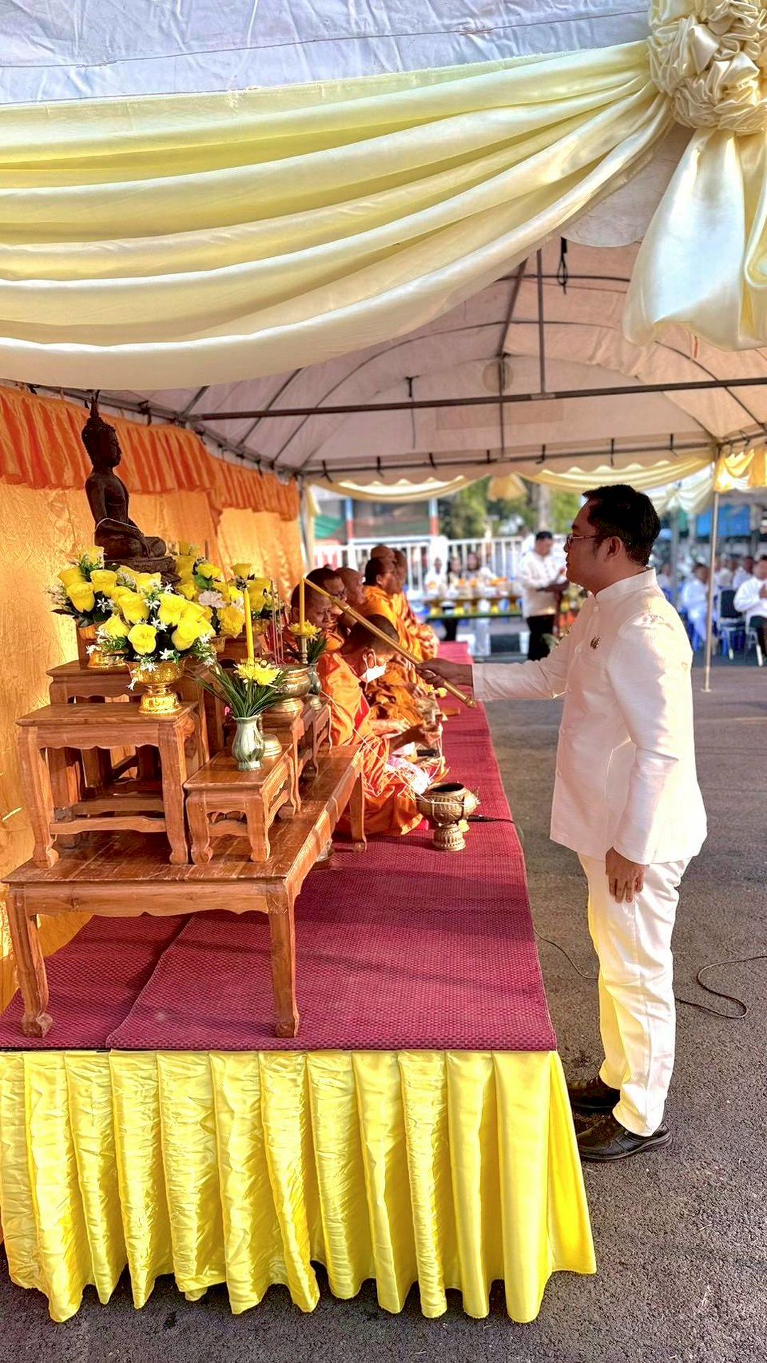 💎สพอ.น้ำปาด ร่วมพิธีบวงสรวงท่านพ่อพญาปาด ในงาน พญาปาด เทศกาล หอม-กระเทียม และของดีอำเภอน้ำปาด ประจำปี 2569     