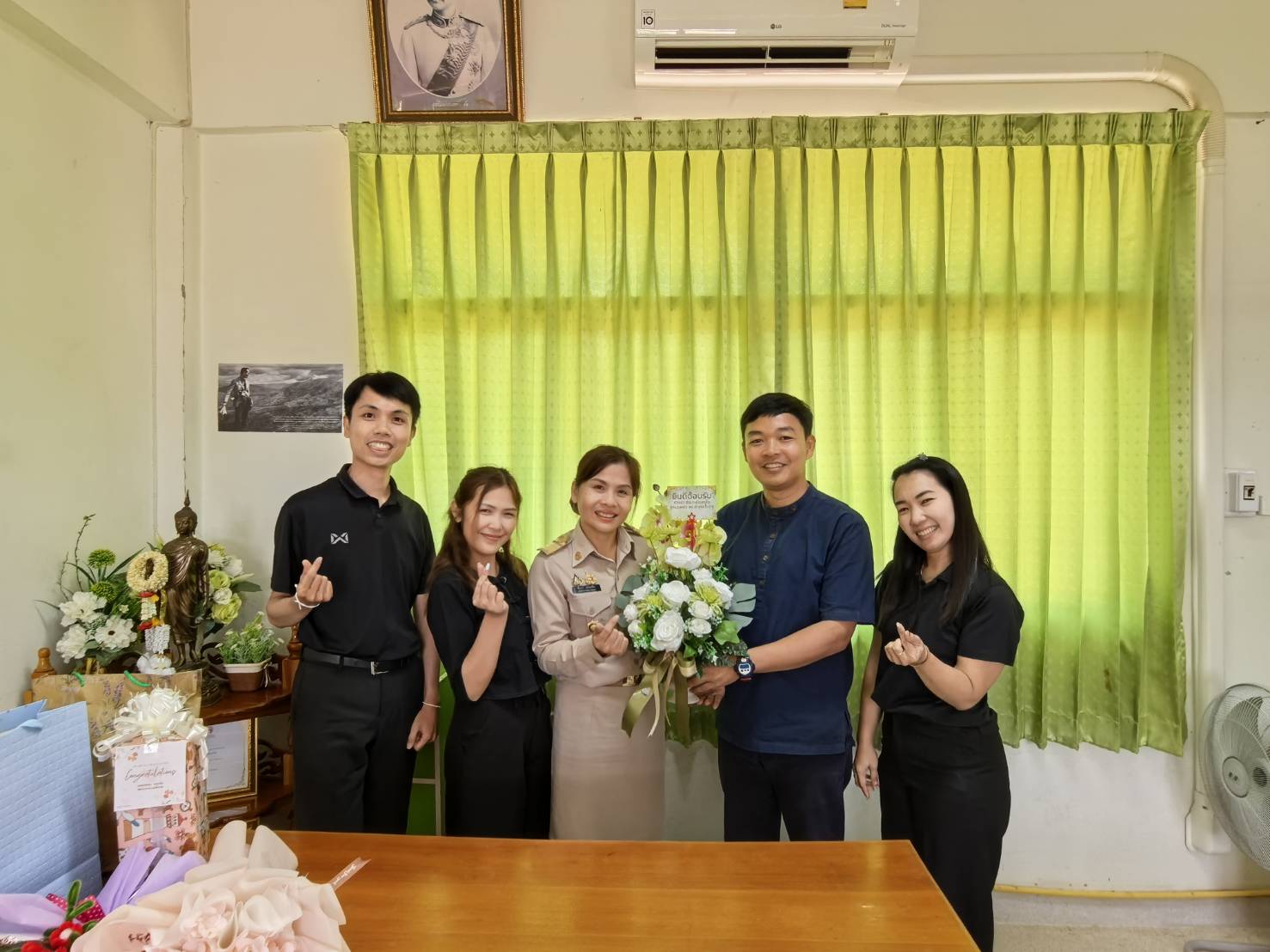 สพอ.น้ำปาด ต้อนรับ "พัฒนาการอำเภอน้ำปาด" คนใหม่