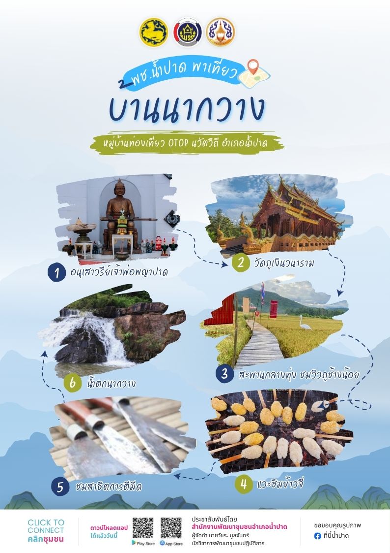 พช.น้ำปาด พาเที่ยว : เช็คอิน "บ้านนากวาง" หมู่บ้าน OTOP นวัตวิถี