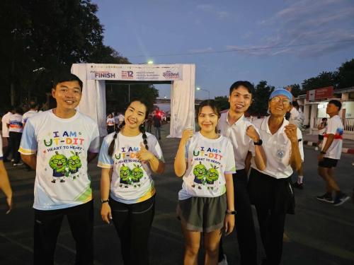 สพอ.น้ำปาด ร่วมกิจกรรมเดิน วิ่ง ปั่น ป้องกันอัมพาต ครั้งที่ 12 เฉลิมพระเกียรติ อำเภอน้ำปาด จังหวัดอุตรดิตถ์